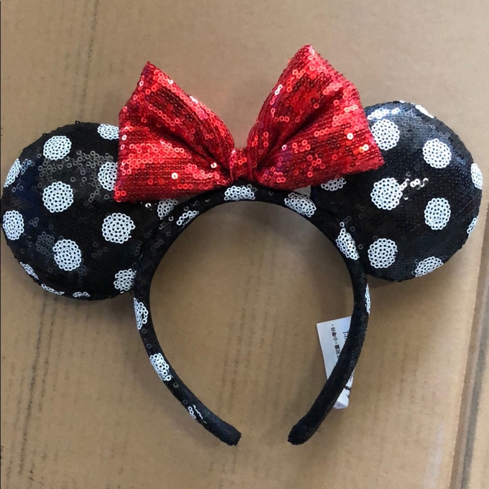 Glitter Minnie ears